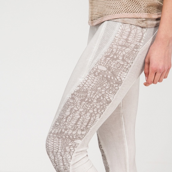 Angels Never Die Rouching Leggnings Beige 1 XS - Picture 4 of 4